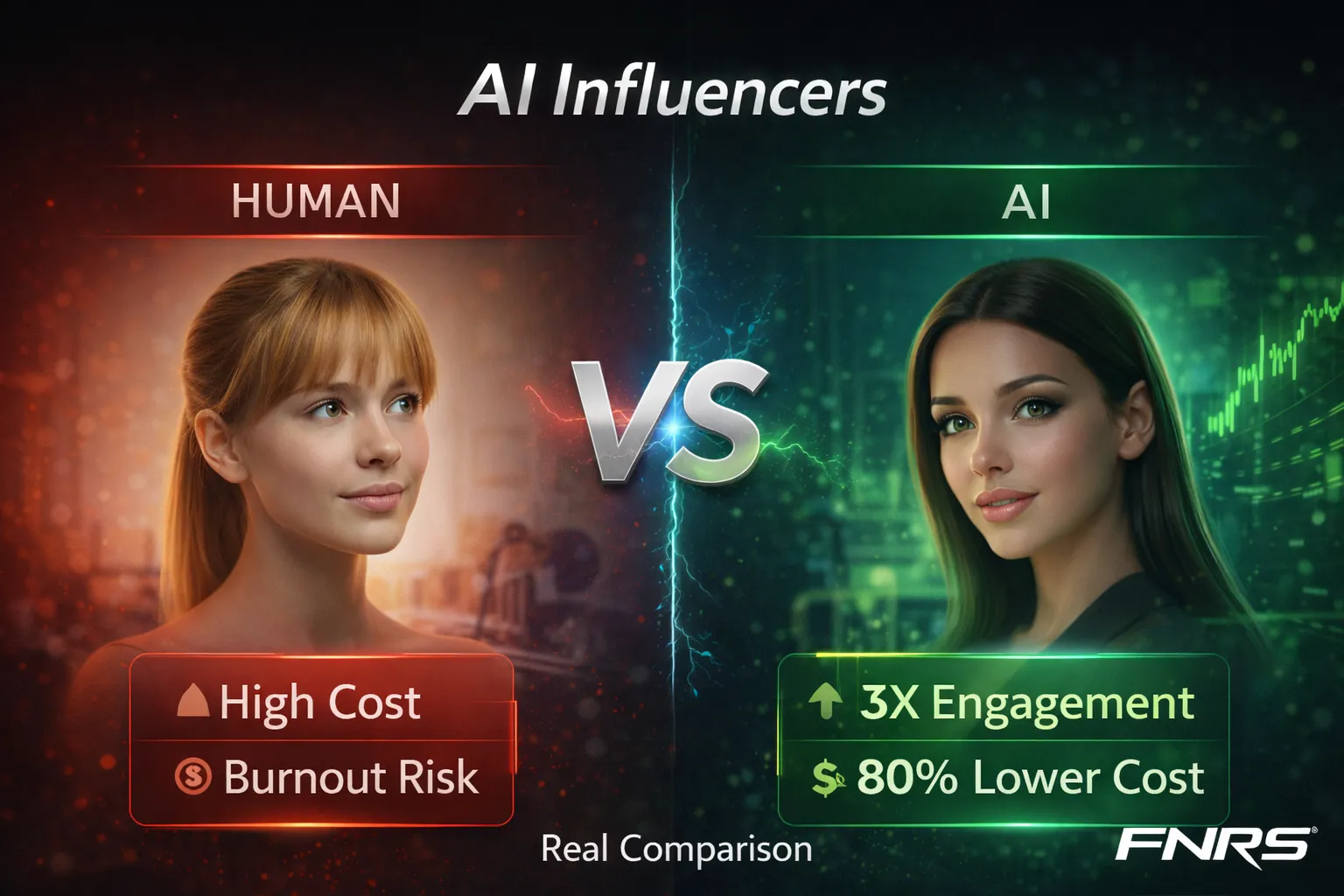 AI Influencers vs Human Influencers: The Real Comparison